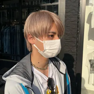 ショート カラー メンズ ボブ& 髪質改善FUMIYAのヘアスタイル