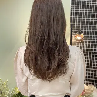 ミディアム カラー 髪質改善カラー ケアブリーチ/タムのヘアスタイル