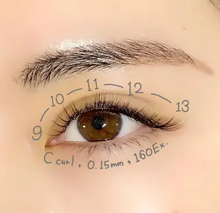 マツエク・マツパ mimośa. EyeDesignのマツエク・マツパデザイン