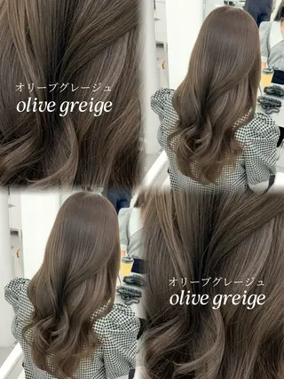 ロング カラー 韓国ヘア/レイヤー/ 顔まわり足立遥奈のヘアスタイル