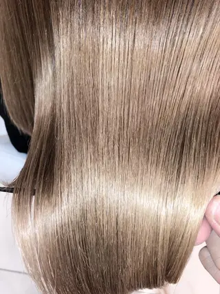 ロング 縮毛矯正/髪質改善/ ブリーチ/東陽町✨のヘアスタイル