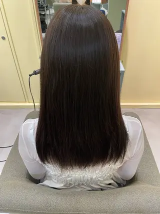 セミロング カラー 中井 菜々香のヘアスタイル