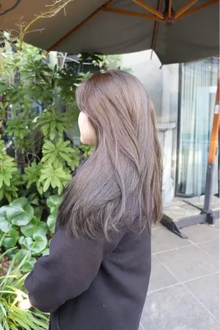 ロング カラー 似合わせカット /パーマ岡本淳平のヘアスタイル