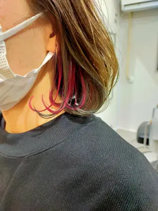 ショート カラー SUN GLOW サングロウ所属・水素トリートメント/ 髪質改善/ナカノメのヘアスタイル