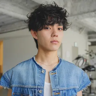 パーマ メンズ ANY/メンズ特化/ シバヤ　ユウキのヘアスタイル