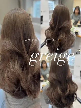ロング カラー 宮本 優のヘアスタイル