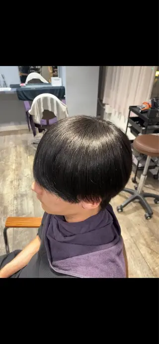 ショート パーマ メンズ 江﨑 翔のヘアスタイル