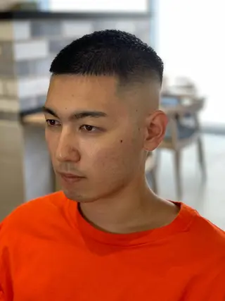 ショート メンズ BINGO HAIR WORKS 【ビンゴヘアワークス】所属・🎱メンズフェード 特化HYOGA🎱のヘアスタイル