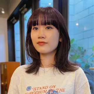 ミディアム tete nico所属・似合わせ/ヘアカラー nanami🌸のヘアスタイル