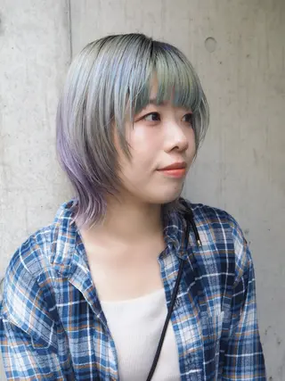 ミディアム カラー Paddle所属・似合わせレイヤー/ レイヤーパーマ/高倉のヘアスタイル