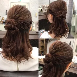 ミディアム ヘアアレンジ beauty salon　Atora所属・大賀 海夕の眉毛・アイブロウイメージ