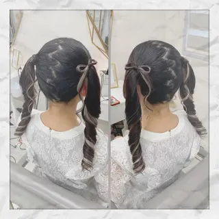 ロング ヘアアレンジ ヘアセット/着付け 𓇼 松本 夏美𓇼のヘアスタイル