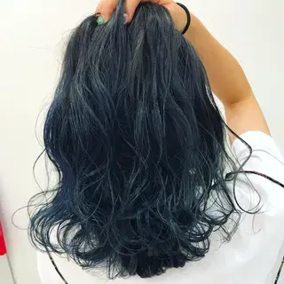 セミロング カラー LAS 代表 ナガカワ コウヘイのヘアスタイル