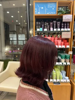 ミディアム カラー ✨️モデル募集中✨️ 上野/神谷 冬桜弥のヘアスタイル