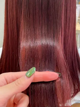 ロング カラー ANNA /艶髪/ハイトーンのヘアスタイル