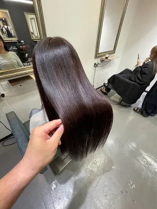 ロング kazuya 縮毛矯正髪質改善✨✨のヘアスタイル