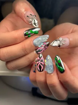 ネイル Nail Salon L'arc所属・💊大阪/心斎橋 moni🧠のネイルデザイン