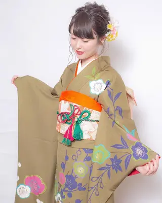 ロング ヘアアレンジ 榎園 由美のヘアスタイル