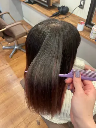 ミディアム 髪質改善/透明感艶 カラー/💎まな💎のヘアスタイル