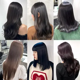 ロング カラー 韓国風レイヤー🗝要 暗透カラー📓吉祥寺のヘアスタイル