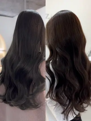 ロング 輝士‎🤍レイヤー/ 艶髪/透明感/顔周りのヘアスタイル