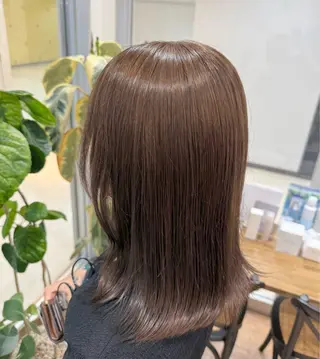 セミロング カラー 💎寒色特化💎 透明感カラーみきのヘアスタイル