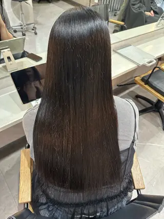 ロング カラー 京都駅/透明感カラー /髪質改善/岩崎拓郎のヘアスタイル