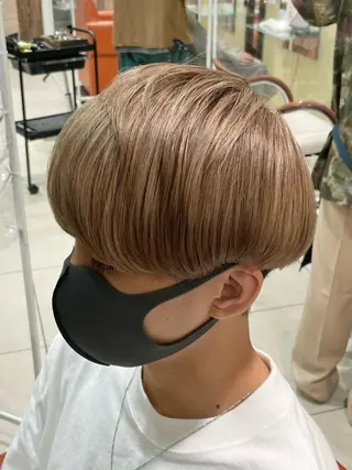 ショート カラー メンズ 井上 武輝のヘアスタイル