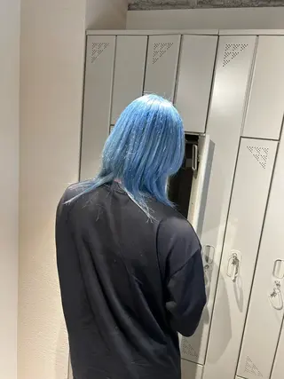 セミロング ior北千住【イオール】所属・YU(ハイトーン/ ブリーチカラー)のヘアスタイル