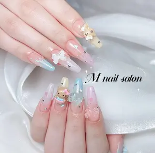 ネイル M🌷nail 長さだし専門店のネイルデザイン