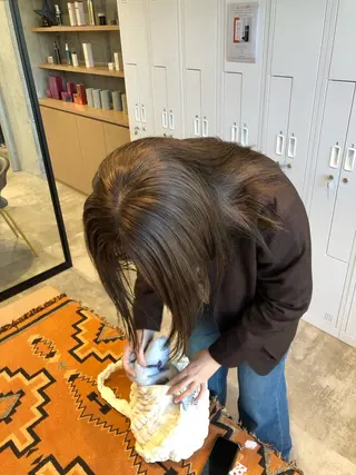 セミロング パーマ/ボブ 似合わせヘア/ショウのヘアスタイル