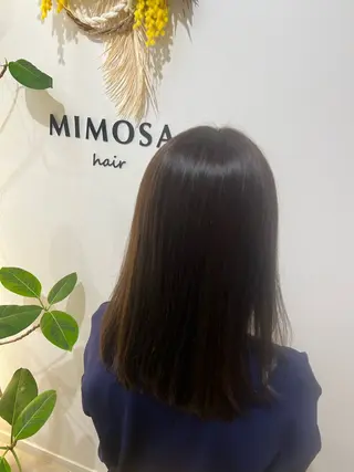 セミロング 🍒さやか/ 透明感カラー🍒のヘアスタイル