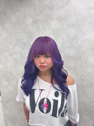 カラー 外国人風ベージュ ×18歳美容師ルイヤのヘアスタイル