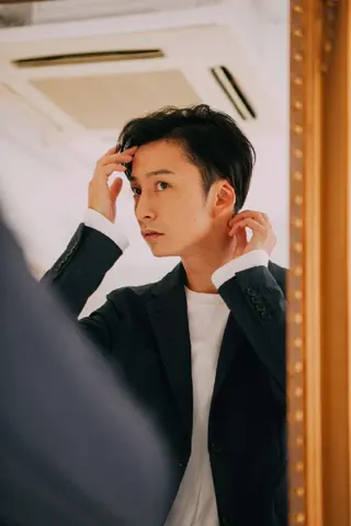 メンズ パーマ 尾野 恭平のヘアスタイル