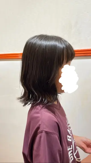 ミディアム 本多 美羽のヘアスタイル