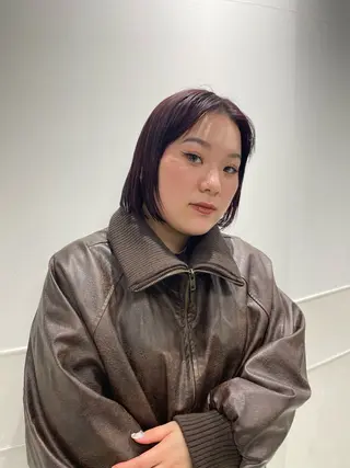 ショート カラー ハイトーン/ボブ /HBL/AYUNAのヘアスタイル