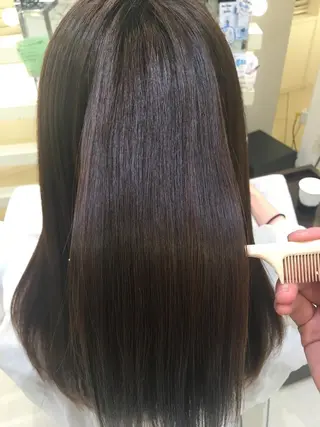 セミロング カラー パーマ ヘアアレンジ ネイル マツエク・マツパ 💎耳ツボジュエリー ×銀座美容室💎のヘアスタイル