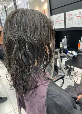 ミディアム パーマ 無料カットモデル募集 / Juanのヘアスタイル