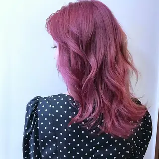 セミロング カラー ヘアアレンジ ace share salon所属・桑原 祥のヘアスタイル