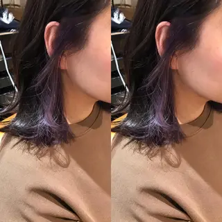 ミディアム カラー 髪質改善特化 ミサワコウキのヘアスタイル