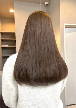 ロング カラー moe🎀 透明感カラーのヘアスタイル