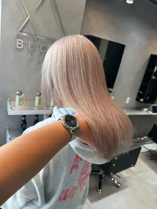 ロング BUCKS所属・坂谷 BUCKS/縮毛矯正のヘアスタイル