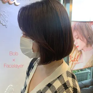 ミディアム 藤間 帆乃夏（とうまほのかのヘアスタイル