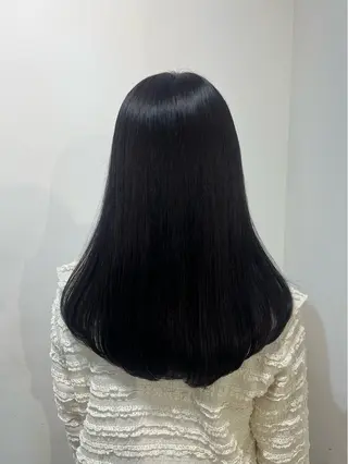 セミロング カラー Luont所属・aren ／透明感colorのヘアスタイル