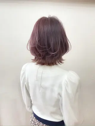 ミディアム ブリーチなしピンク✨ /たくみ。のヘアスタイル
