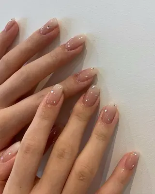 ネイル unwind ┊︎冬っぽネイル🧸のネイルデザイン