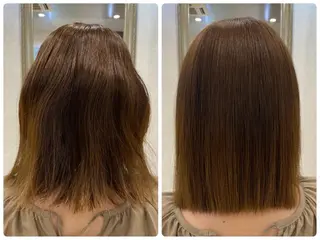 ミディアム ツバサ 髪質改善のヘアスタイル