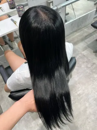 ロング 武田 まなみのヘアスタイル
