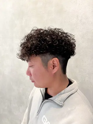 ショート パーマ メンズ 宮嶋 勇輔のヘアスタイル