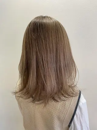 セミロング カラー haf店長 ✂︎タカハシレン✂︎のヘアスタイル